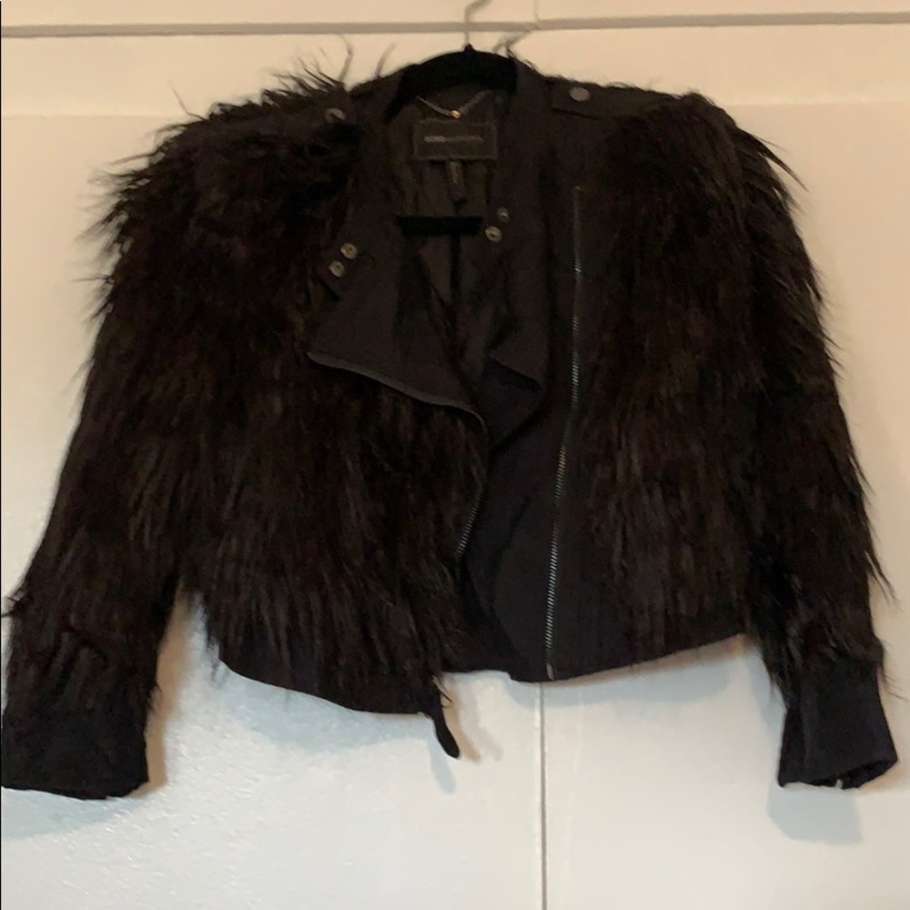 Black crop jacket